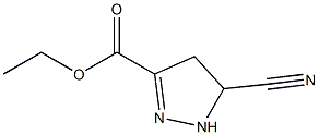 1H-Pyrazole-3-carboxylicacid, 5-cyano-4,5-dihydro-, ethyl ester