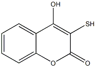 4-羟基-3-巯基-2H-铬-2-酮,69538-20-1,结构式