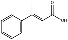 (E)-3-苯基丁-2-烯酸,704-80-3,结构式