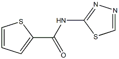 N-(1,3,4-thiadiazol-2-yl)thiophene-2-carboxamide Structure