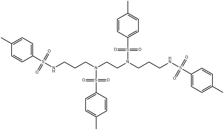N,N-(ethane-1,2-diyl)bis(4-methyl-N-(3-((4-methylphenyl)sulfonamido)propyl)benzenesulfonamide)