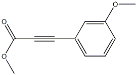 2-Propynoic acid, 3-(3-methoxyphenyl)-, methyl ester Struktur