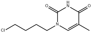 1-(4-氯丁基)-5-甲基嘧啶-2,4(1H,3H)-二酮,762302-83-0,结构式