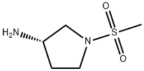 (3S)-1-METHANESULFONYLPYRROLIDIN-3-AMINE, 773053-81-9, 结构式