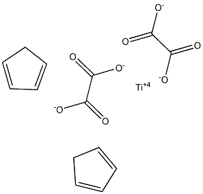 cyclopenta-1,3-diene: oxalic acid: titanium 化学構造式