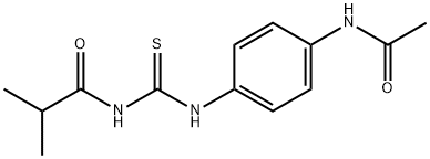 N-({[4-(acetylamino)phenyl]amino}carbonothioyl)-2-methylpropanamide Structure