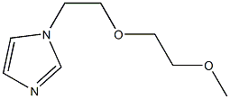 1H-Imidazole, 1-[2-(2-methoxyethoxy)ethyl]-,798571-53-6,结构式