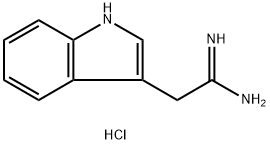 2-(1H-indol-3-yl)ethanimidamide hydrochloride Structure