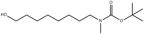 Carbamic acid, (8-hydroxyoctyl)methyl-, 1,1-dimethylethyl ester Structure