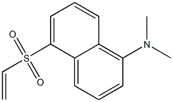 1-Naphthalenamine, 5-(ethenylsulfonyl)-N,N-dimethyl-,81253-29-4,结构式