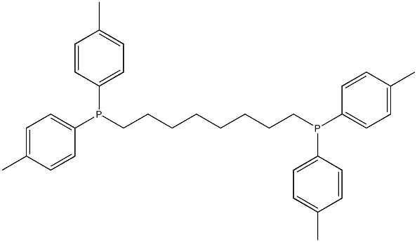 Phosphine, 1,8-octanediylbis[bis(4-methylphenyl)- 结构式