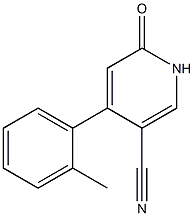 3-Pyridinecarbonitrile, 1,6-dihydro-4-(2-methylphenyl)-6-oxo-|