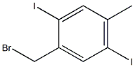 1-(溴甲基)-2,5-二碘-4-甲基苯, 827045-01-2, 结构式