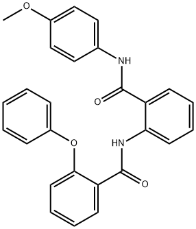 N-(4-methoxyphenyl)-2-[(2-phenoxybenzoyl)amino]benzamide 结构式