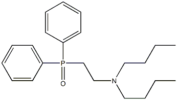 1-Butanamine, N-butyl-N-[2-(diphenylphosphinyl)ethyl]- 结构式