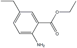 Benzoic acid, 2-amino-5-ethyl-, ethyl ester Structure