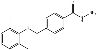 4-[(2,6-dimethylphenoxy)methyl]benzohydrazide Structure