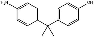 Phenol, 4-[1-(4-aminophenyl)-1-methylethyl]- Struktur
