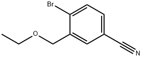 Benzonitrile, 4-bromo-3-(ethoxymethyl)- 化学構造式