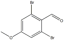 2,6-二溴-4-甲氧基苯甲醛 结构式