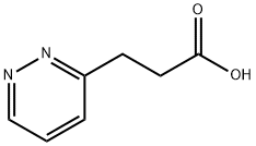 3-pyridazin-3-ylpropanoic acid, 860412-41-5, 结构式