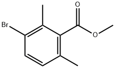 methyl 3-bromo-2,6-dimethylbenzoate Struktur