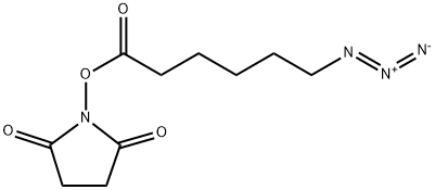 2,5-Pyrrolidinedione, 1-[(6-azido-1-oxohexyl)oxy]- Structure