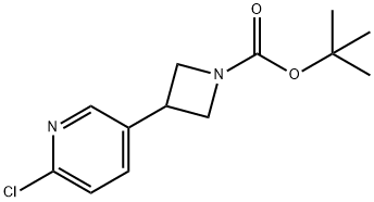 TERT-BUTYL 3-(6-CHLOROPYRIDIN-3-YL)AZETIDINE-1-CARBOXYLATE