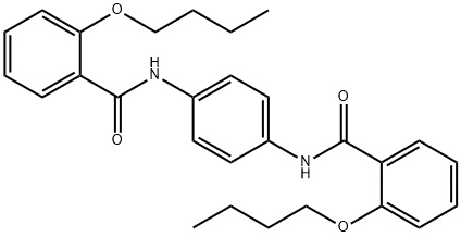 N,N'-1,4-phenylenebis(2-butoxybenzamide) 化学構造式