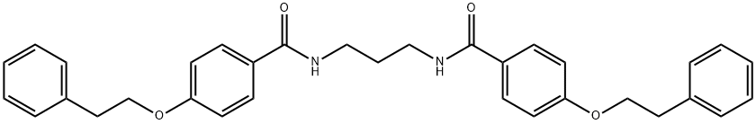 N,N'-1,3-propanediylbis[4-(2-phenylethoxy)benzamide] Struktur