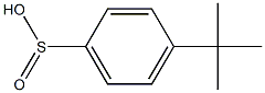 Benzenesulfinic acid, 4-(1,1-dimethylethyl)- Structure