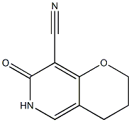 2H-Pyrano[3,2-c]pyridine-8-carbonitrile, 3,4,6,7-tetrahydro-7-oxo- Structure