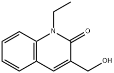 1-Ethyl-3-hydroxymethyl-1H-quinolin-2-one 结构式