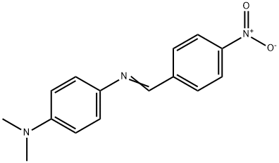 1,4-Benzenediamine, N,N-dimethyl-N'-[(4-nitrophenyl)methylene]-,896-06-0,结构式