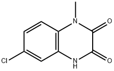 6-CHLORO-1-METHYLQUINOXALINE-2,3(1H,4H)-DIONE 化学構造式