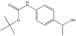 N-?[4-(1-羟乙基)苯基]氨基甲酸叔丁酯, 904814-06-8, 结构式