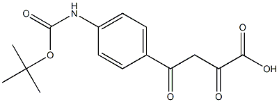 4-(4-{[(tert-butoxy)carbonyl]amino}phenyl)-2,4-dioxobutanoic acid,904814-16-0,结构式