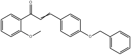 (2E)-3-[4-(benzyloxy)phenyl]-1-(2-methoxyphenyl)prop-2-en-1-one, 906635-45-8, 结构式