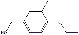 (4-ethoxy-3-methylphenyl)methanol 化学構造式