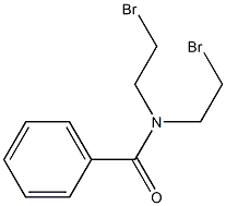 Benzamide,N,N-bis(2-bromoethyl)- Structure