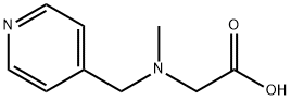 N-methyl-N-(pyridin-4-ylmethyl)glycine Structure