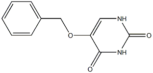 2,4(1H,3H)-Pyrimidinedione,5-(phenylmethoxy)- Struktur