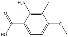 2-氨基-4-甲氧基-3-甲基苯甲酸,923275-56-3,结构式