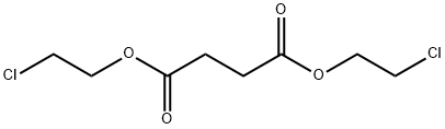 Butanedioic acid,1,4-bis(2-chloroethyl) ester 结构式