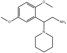 2-(2,5-dimethoxyphenyl)-2-(piperidin-1-yl)ethan-1-amine Structure