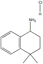 4,4-DIMETHYL-1,2,3,4-TETRAHYDRONAPHTHALEN-1-AMINE HCL Struktur