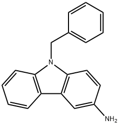 9H-Carbazol-3-amine,9-(phenylmethyl)- 化学構造式