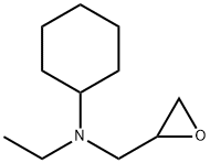 N-ethyl-N-[(oxiran-2-yl)methyl]cyclohexanamine, 954580-79-1, 结构式