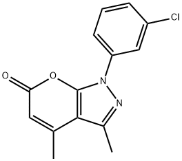 96138-46-4 1-(3-CHLOROPHENYL)-3,4-DIMETHYLPYRANO[2,3-C]PYRAZOLE-6(1H)-ONE