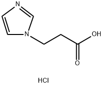 3-(1H-Imidazol-1-yl)propanoic acid hydrochloride Struktur